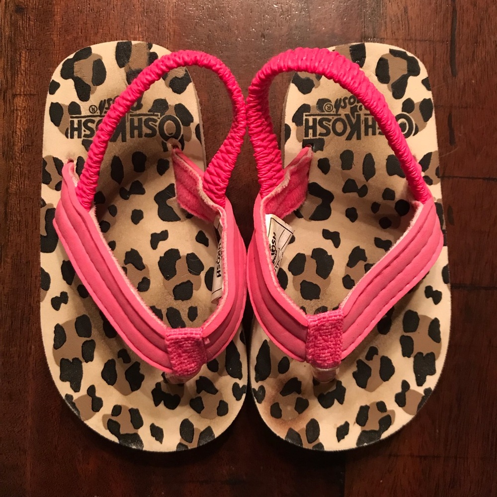 OSHKOSH TODDLER FLIP FLOPS XS 3-4